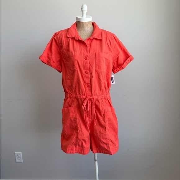Old Navy Utility Romper Large NEW! - Picture 6 of 8